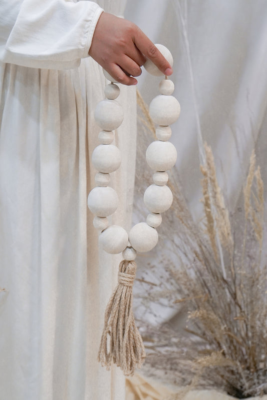 Wood Bead Garland (GLORIA)