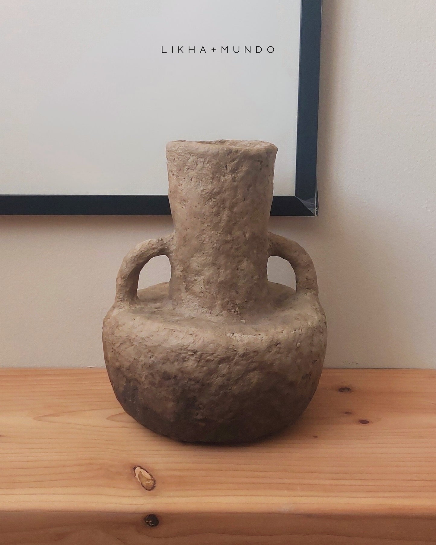 (For-Pre-order. Please message us on Instagram.) MARAHUYO Paper Mache Vase